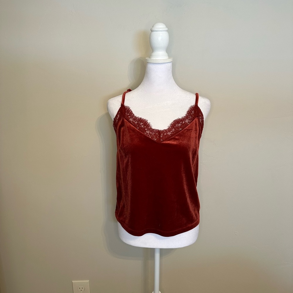 Forever 21 Velvet Slip Tank